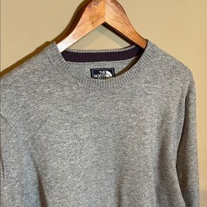 The North Face Men's Gray Crewneck Sweater